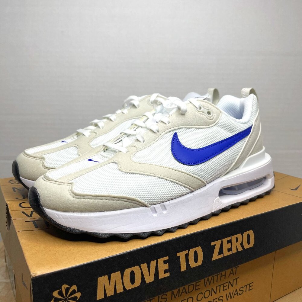 NEW WOMENS AIR MAX DAWN (DM8262 101) BLUE WHITE BEIGE SIZE 9